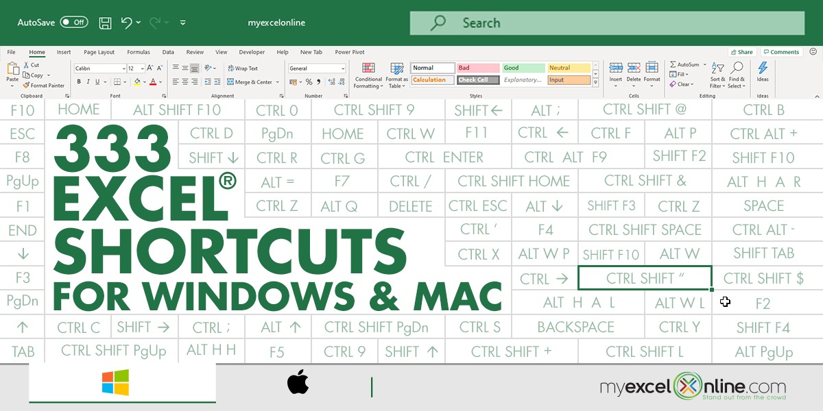 fill right in excel for mac shortcut